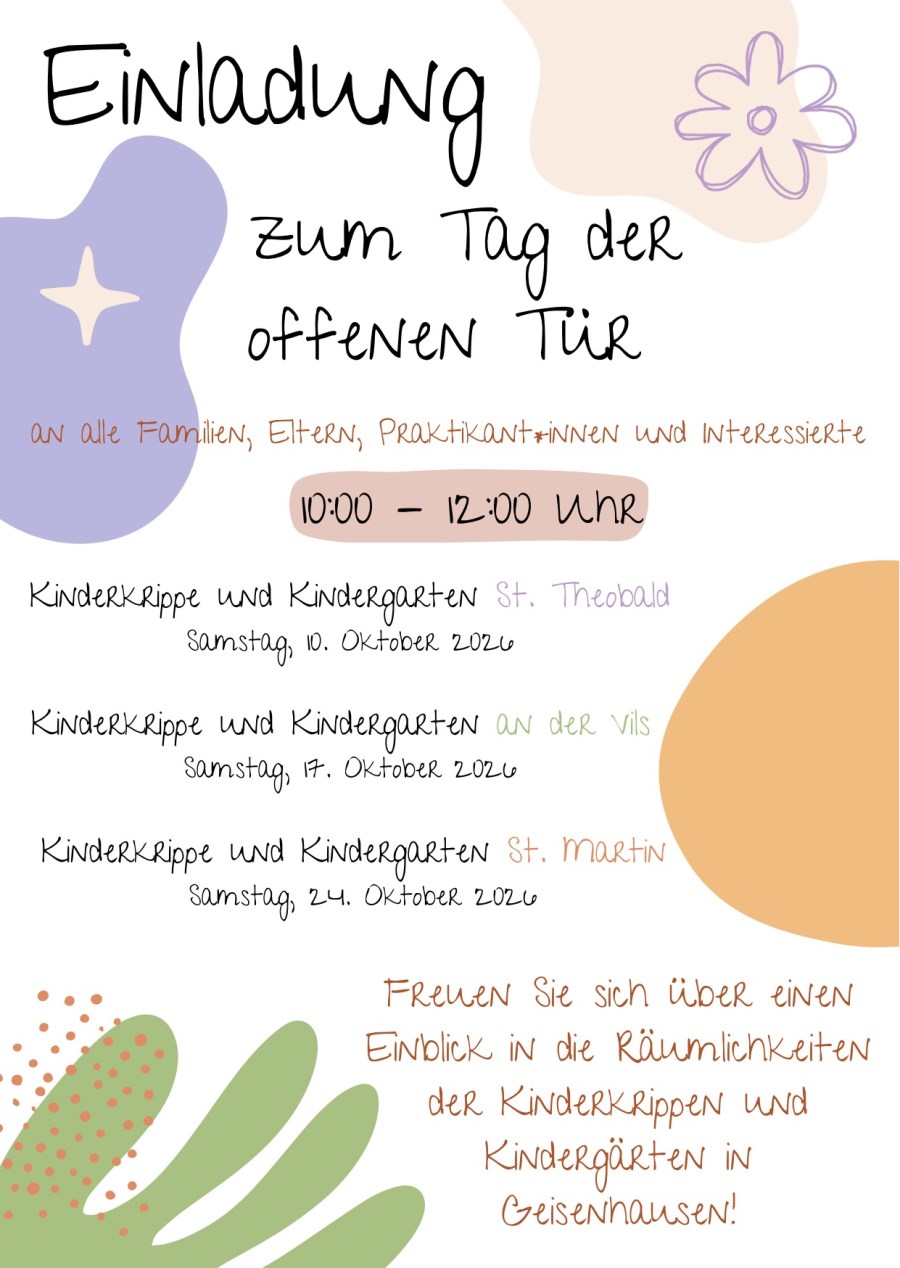 Tag der offenen Tür Oktober 2026