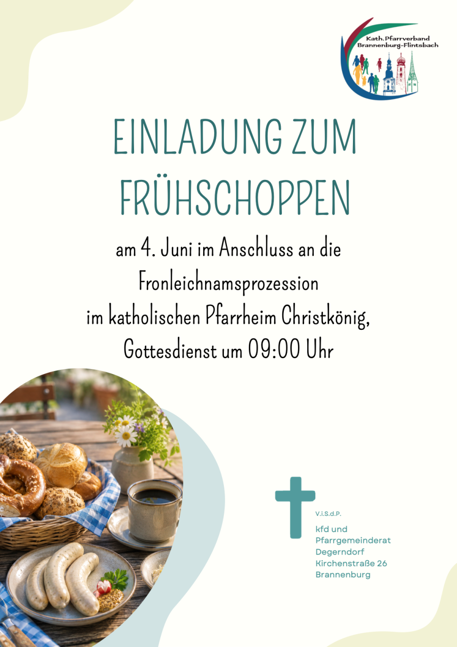 Plakat Fronleichnam Frühschoppen