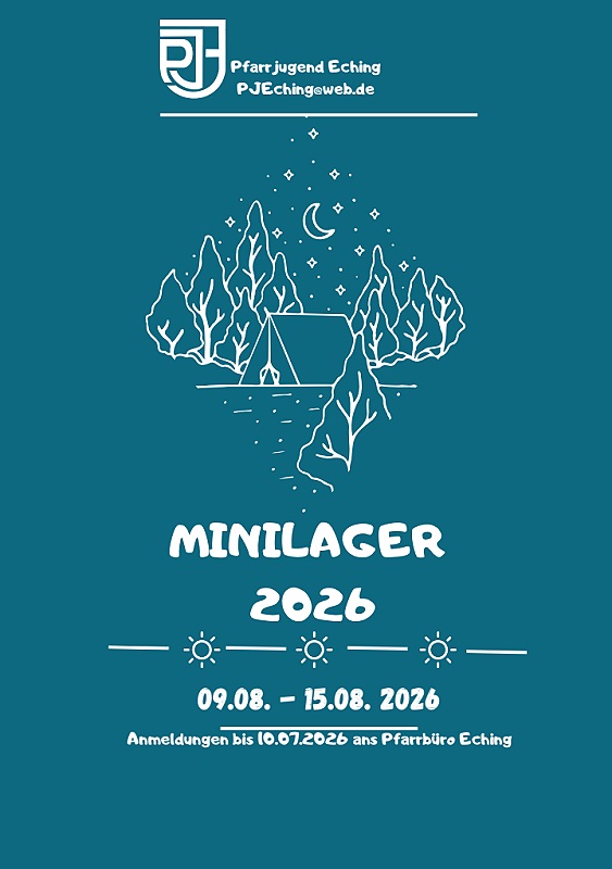 Minilager 2026 Flyer