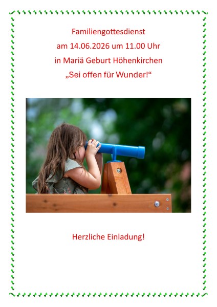 Sei offen für Wunder neu 2026