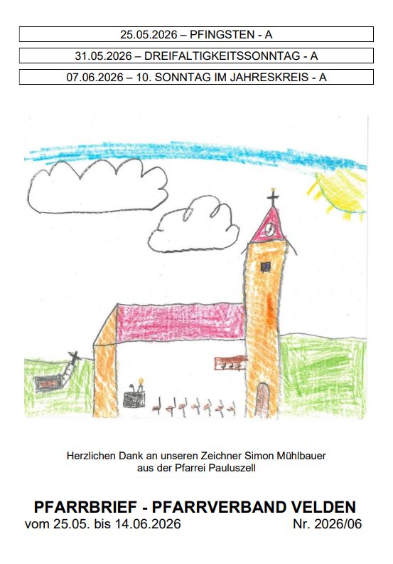 Deckblatt für Pfarrbrief