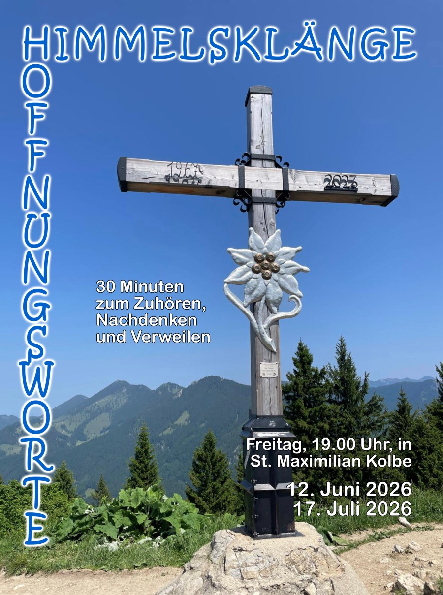 Slider für "Himmelsklänge", Motiv: Gipfelkreuz