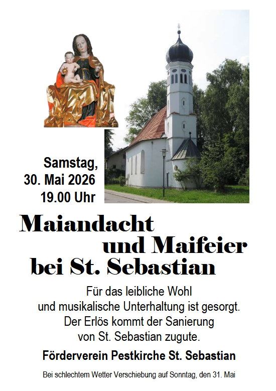 Maiandacht und Maifest am 30. Mai 2026