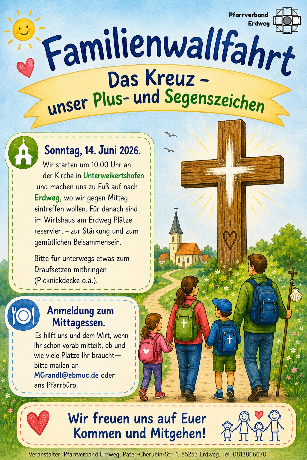 Plakat Familienwallfahrt 2026