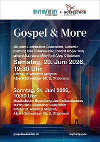 Plakat Gospelkonzert
