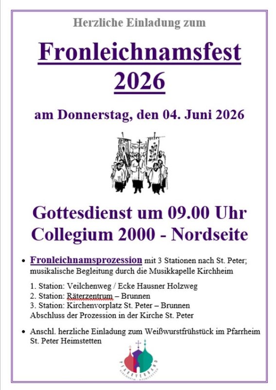 fronleichnam 2026