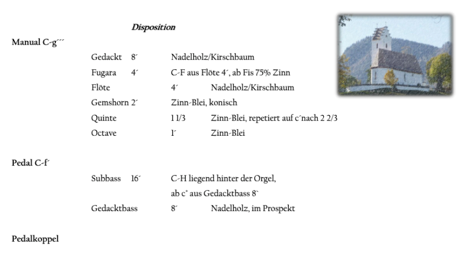 St. Margarethen Orgel