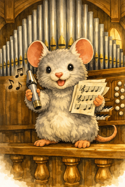 kirchenmaus_orgelbuehne