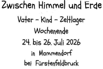 Vater Kind Zeltlager