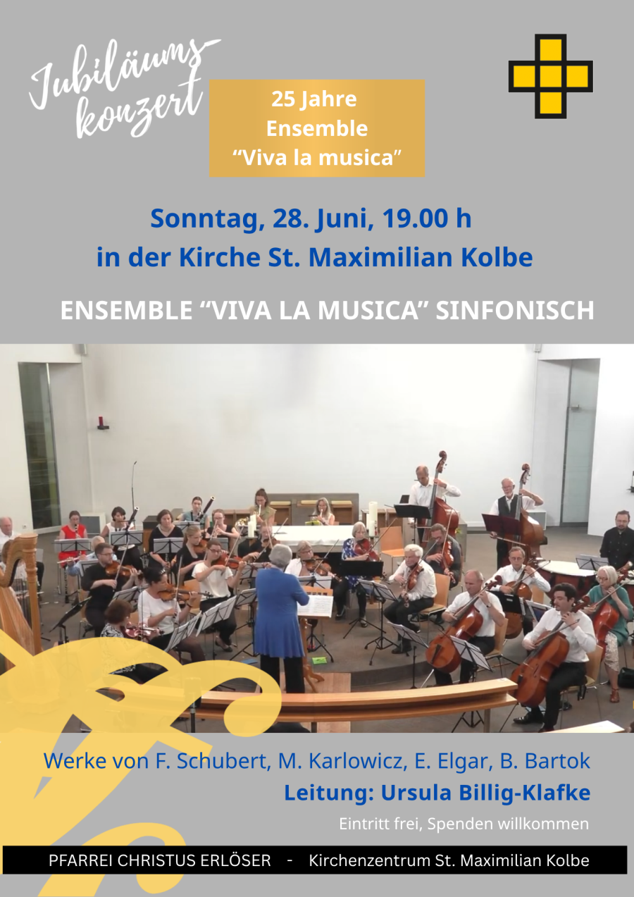 Plakat Jubiläumskonzert Viva