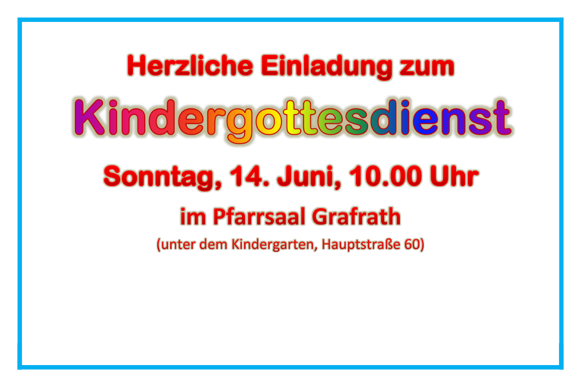 2026-06-14 Einladung KiGo Grafrath Teaser