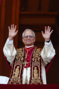 EOM Papst Leo auf dem Balkon