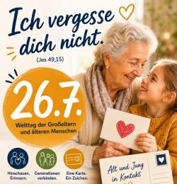 Welttag der Großeltern und Senioren