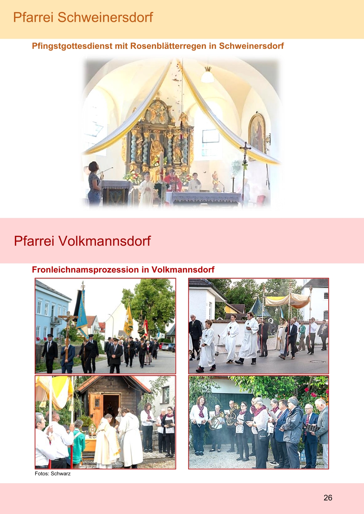 Pfarrblatt für die Pfarrverbände Hörgertshausen-Gammelsdorf und Mauern 06.Juli bis 02.August 2026 Seite 26