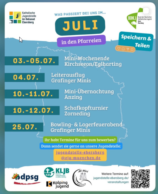 260701 Monatsübersicht Jugendstelle Juli 2026