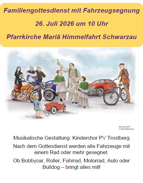 Fahrzeugsegnung Plakat 2026