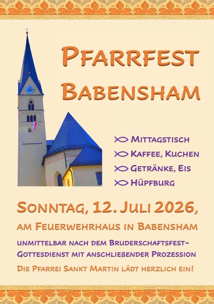 Pfarrfest in Babensham