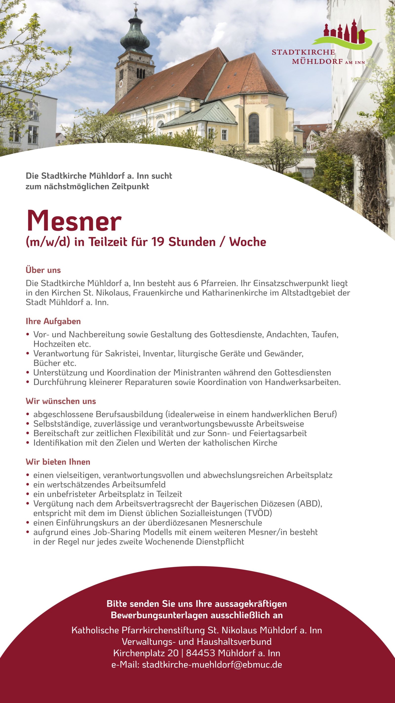 Stellenanzeige Messern