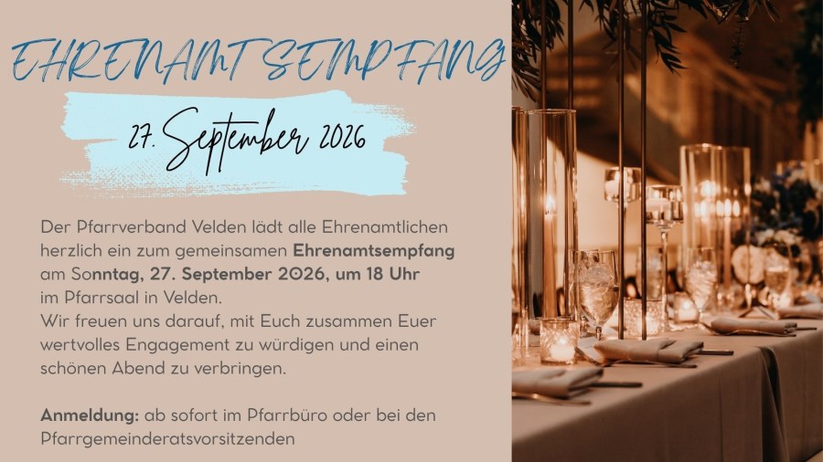 Ehrenamtsempfang 2026