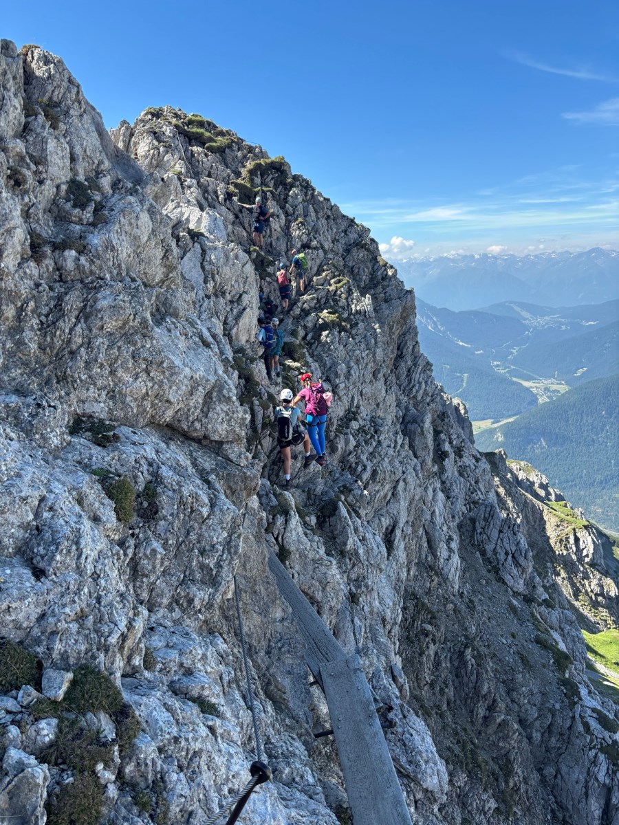 steiler Grat im Inntal