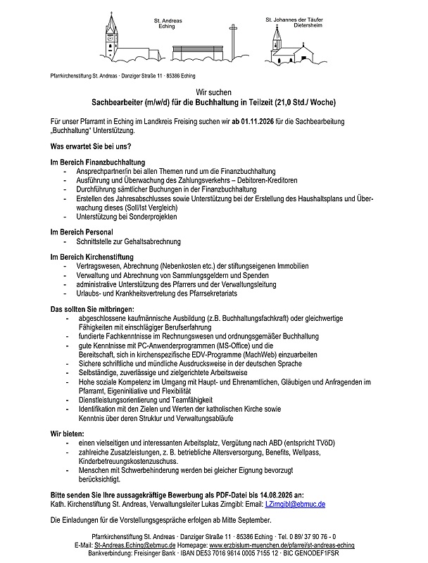 Ausschreibung-Buchhaltung