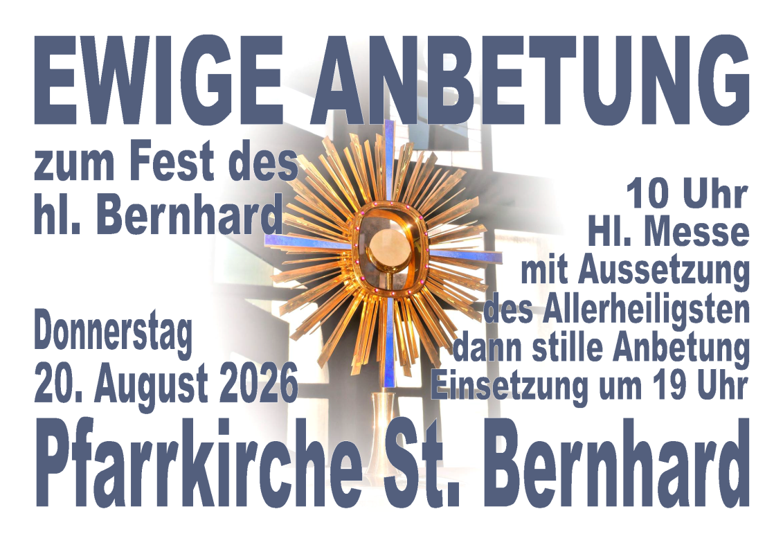 Ewige Anbetung St. Bernhard