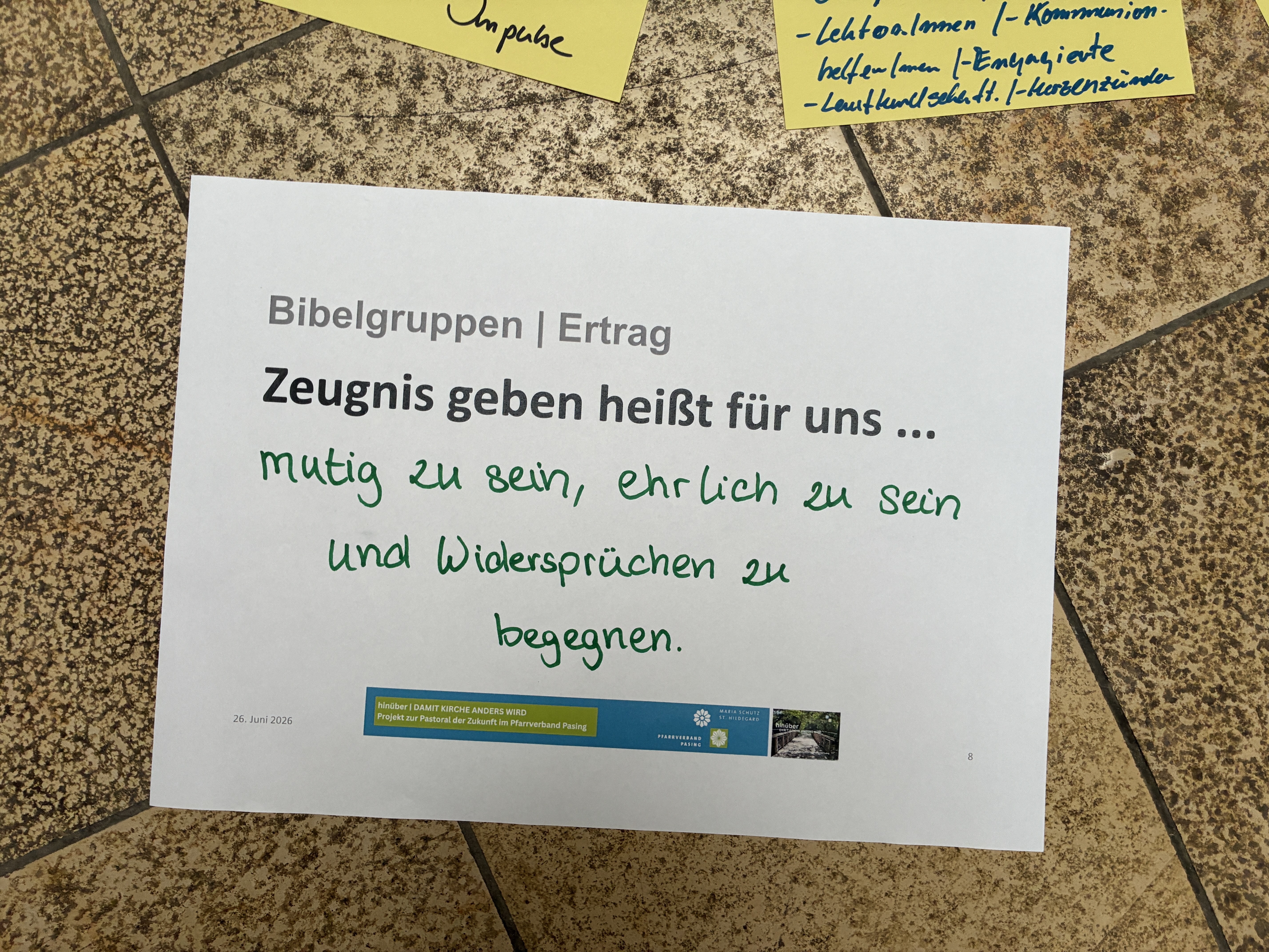 Bild vom 8. Treffen des Hinüber-Projekts 14