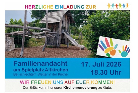 Einladung Familienandacht