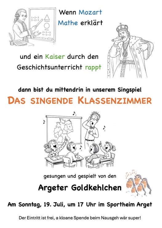 Einladung Goldkehlchenkonzert