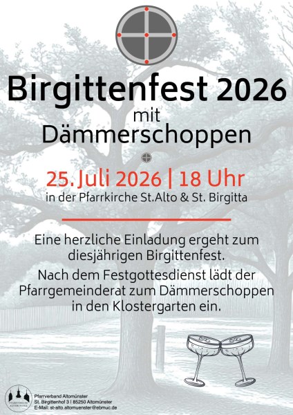 Einladung Birgittenfest 2026