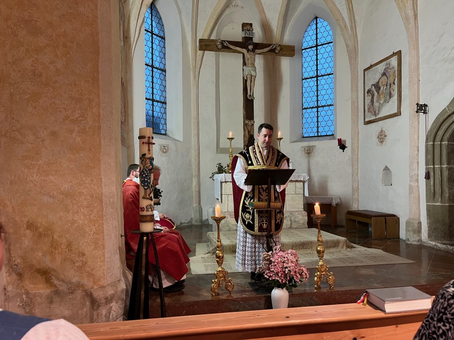 Pfarrer Roider am Westerbuchberg