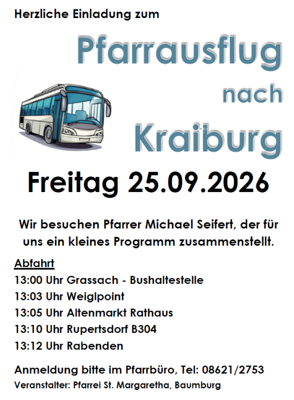 Pfarrausflug 2026