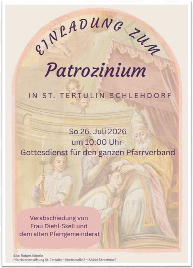 Patrozinium St. Tertulin 2026