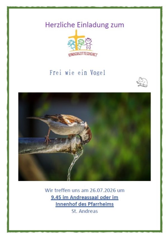 Kindergottesdienst am 26_7_2026