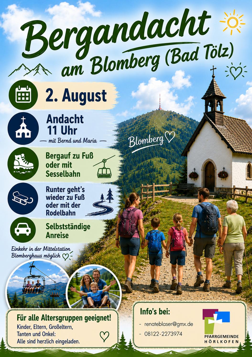 Bergandacht Blomberg