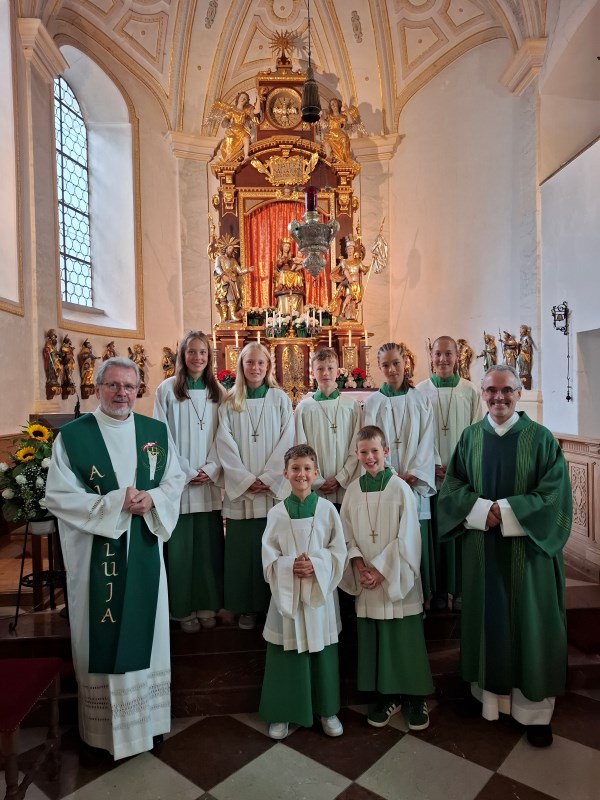 Taufkirchen, Hofkirchen, Ministranteneinführung