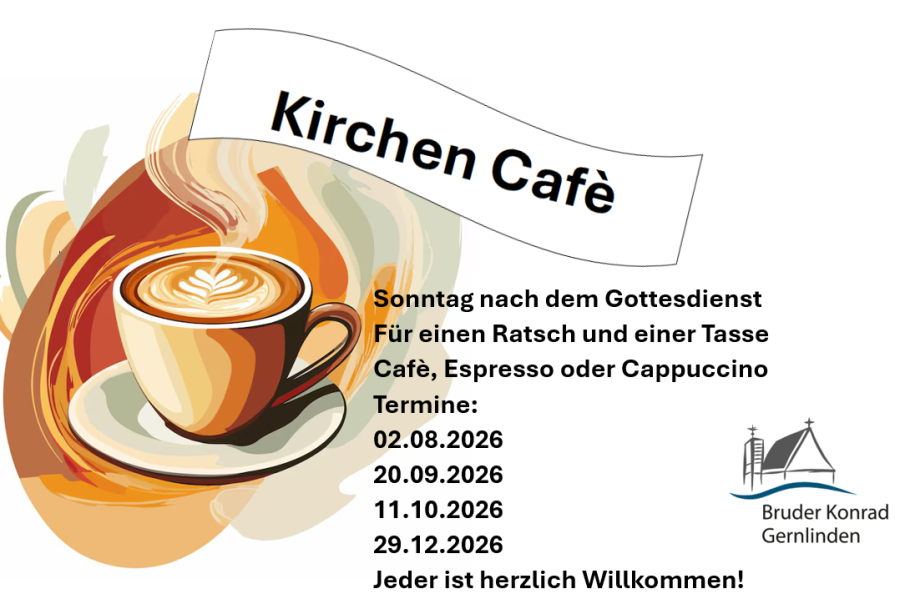 Kirchen-Cafe in Bruder Konrad Gernlinden