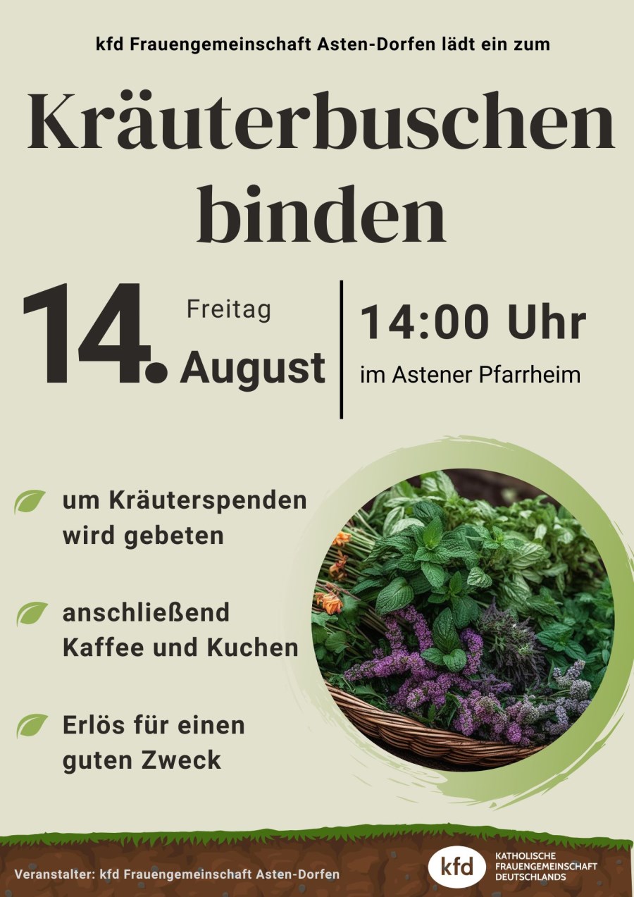 Kräuterbuschen binden 2026