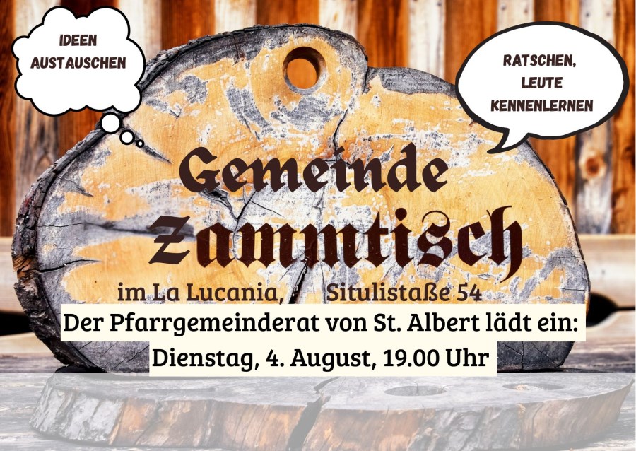 Zammtisch am 4. August 2026 im La Lucania
