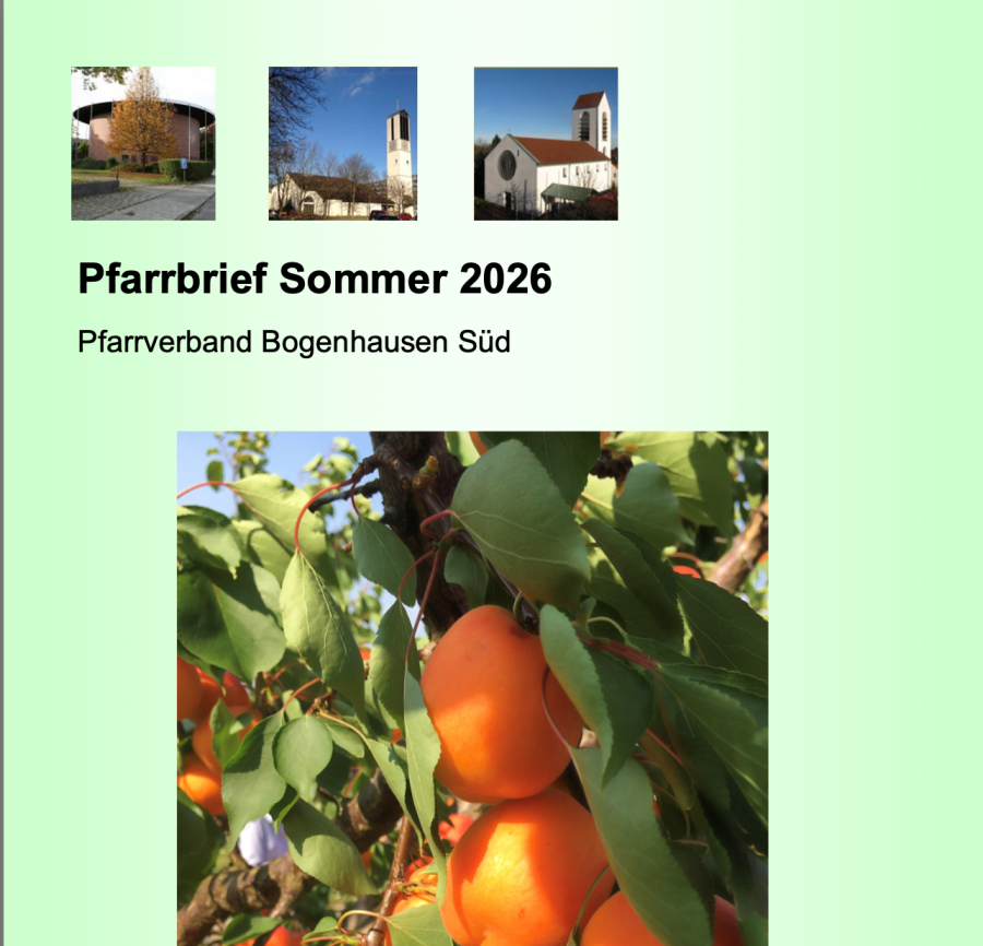 20260727 Pfarrbrief Deckblatt