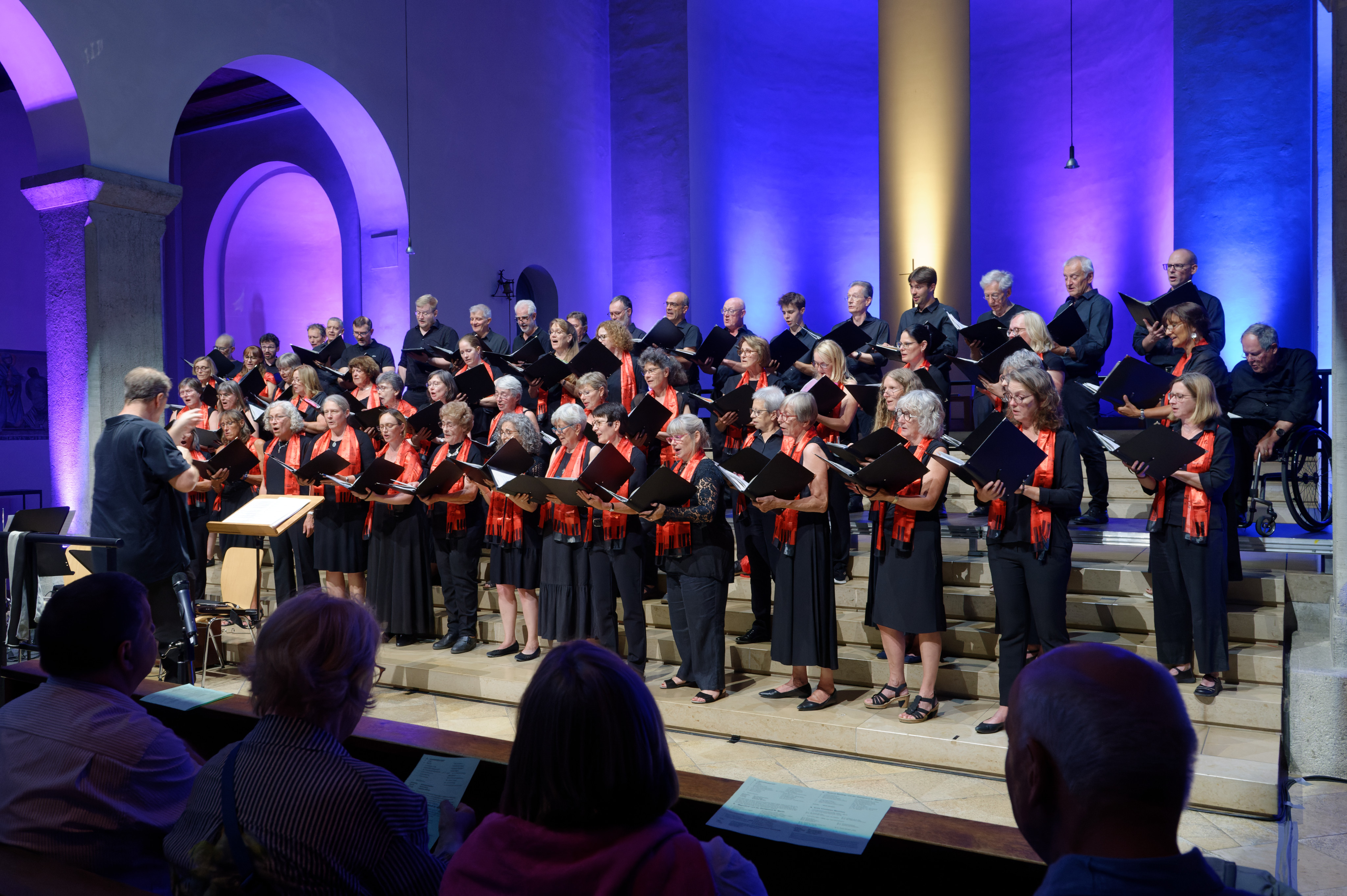 Der Chor Magnificat bei Auftritt