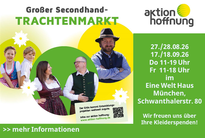 Slider für aktion hoffnung Trachtenmarkt