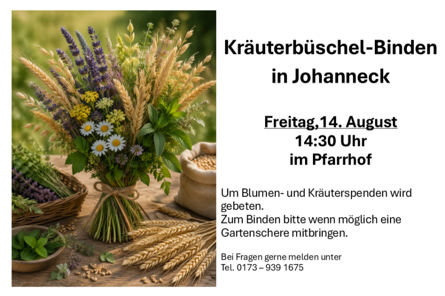 Kräuterbüschelbinden 2026 Johanneck