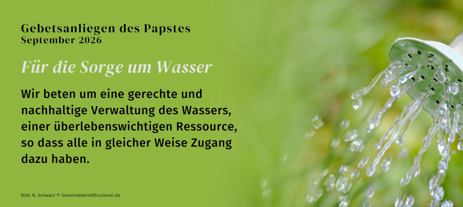 Gebetsanliegen Papst September 2026