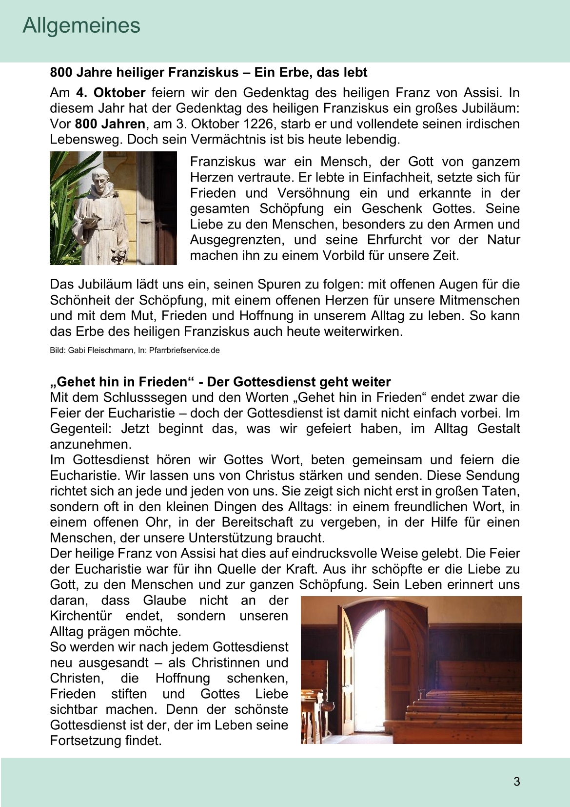 Pfarrblatt für die Pfarrverbände Hörgertshausen-Gammelsdorf und Mauern 03.August bis 04.Oktober 2026 Seite 03