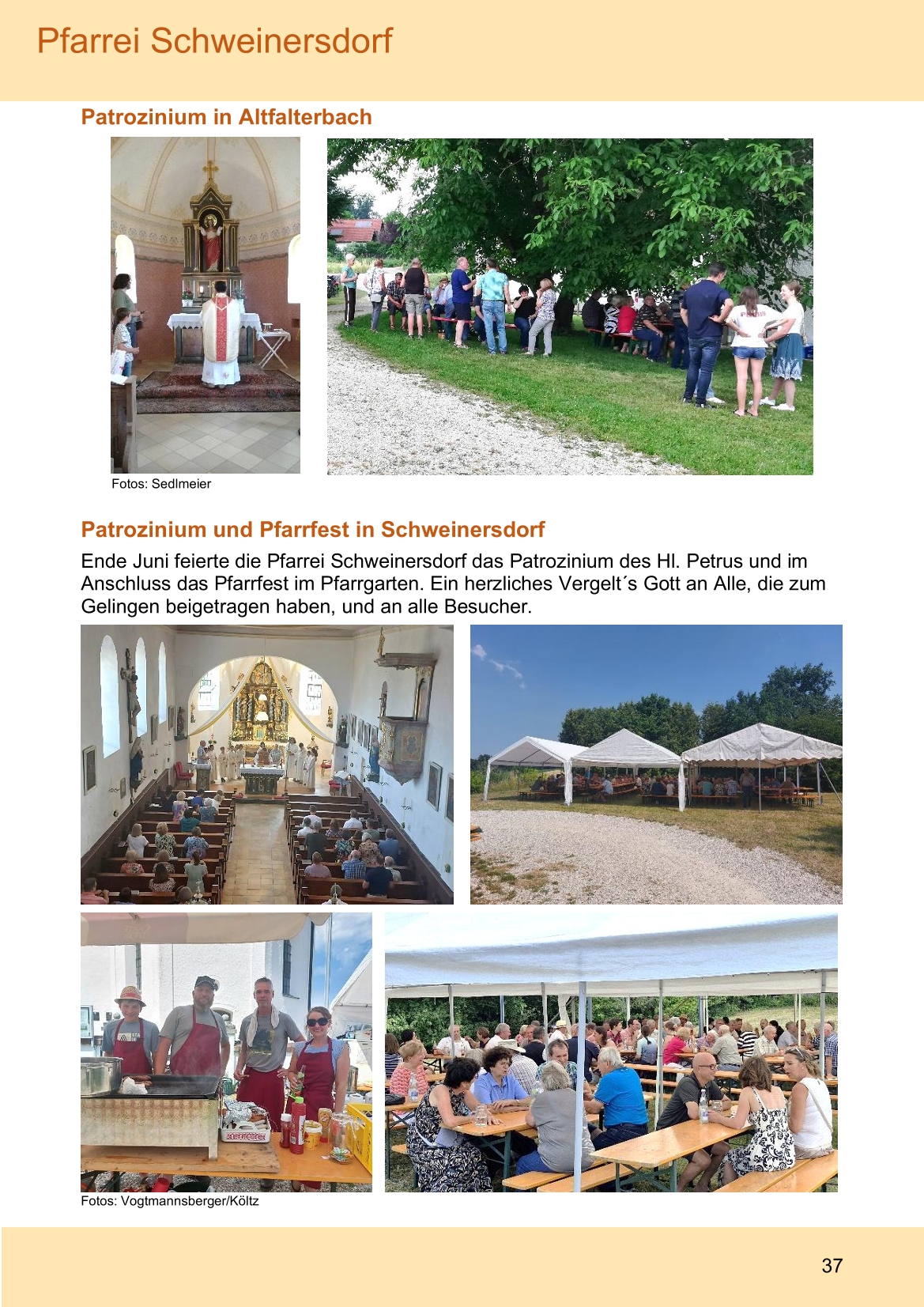 Pfarrblatt für die Pfarrverbände Hörgertshausen-Gammelsdorf und Mauern 03.August bis 04.Oktober 2026 Seite 37