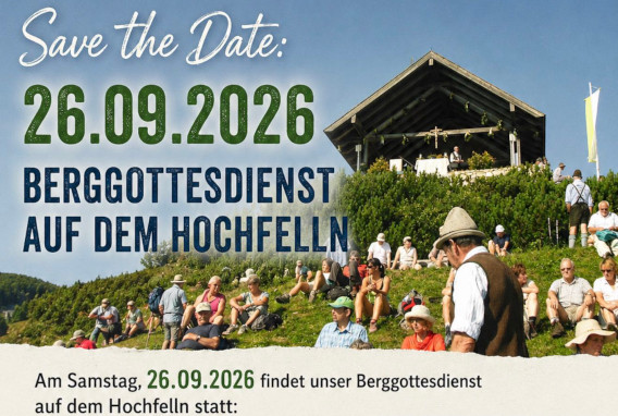 Berggottesdienst am Hochfelln am 26.09.2026