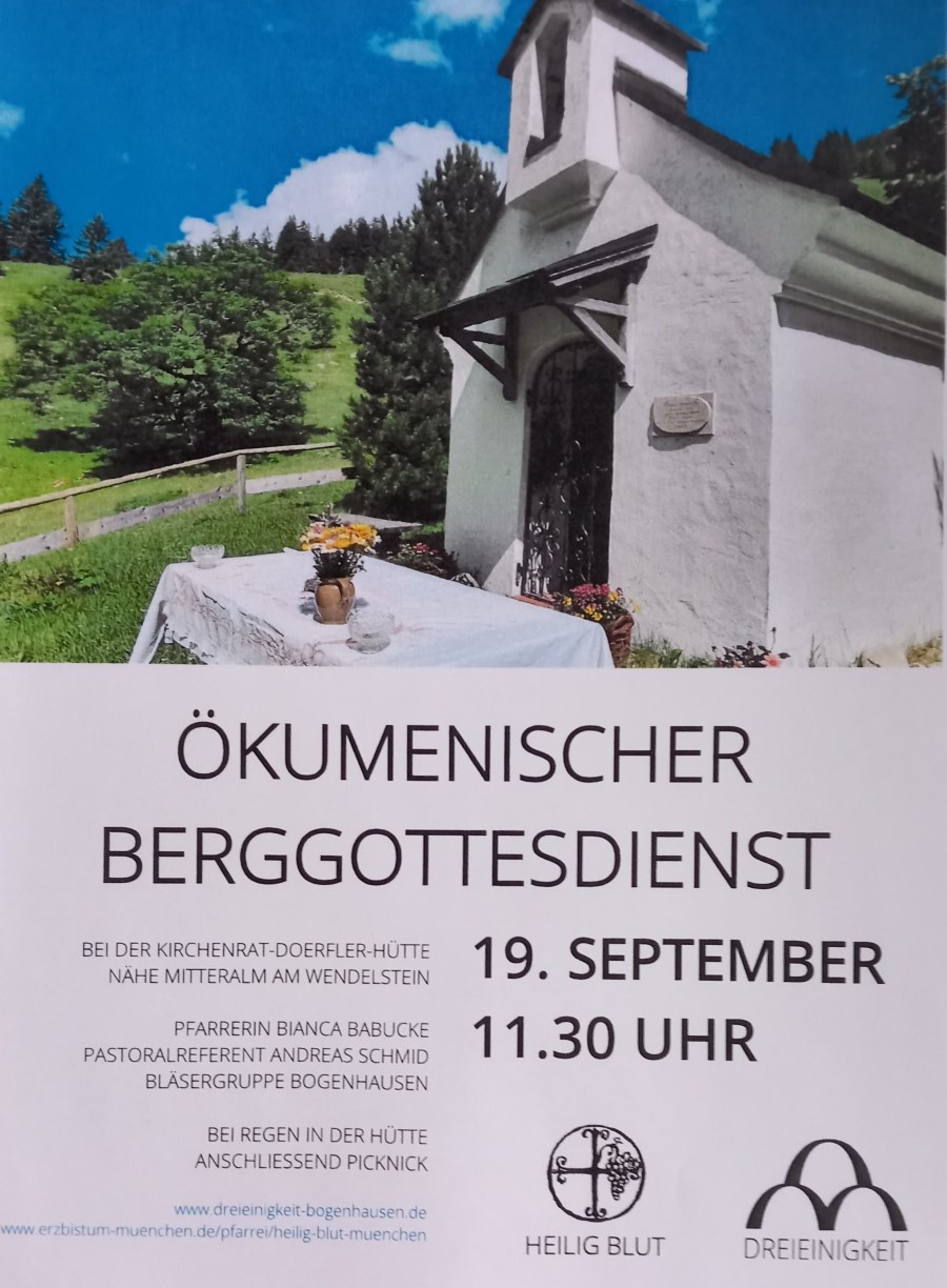 Plakat Berggottesdienst 2026