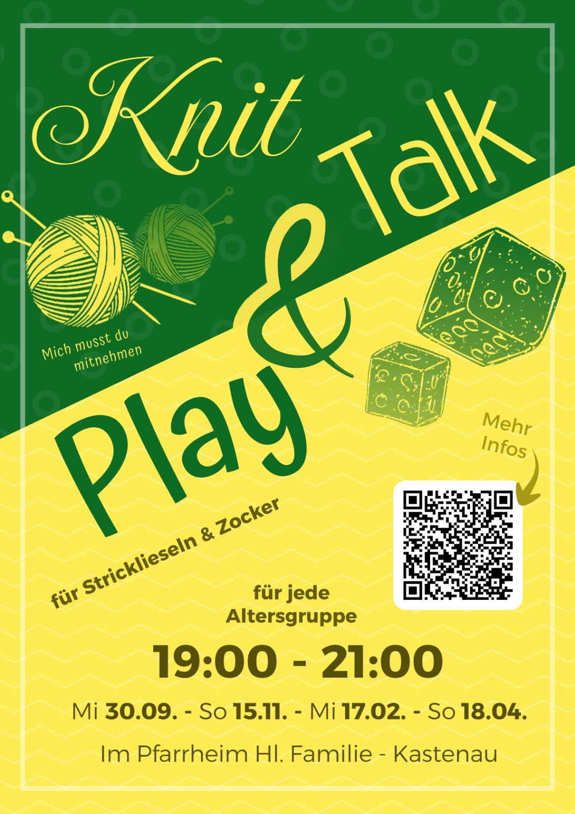 Knit Talk and Play (QR Code)