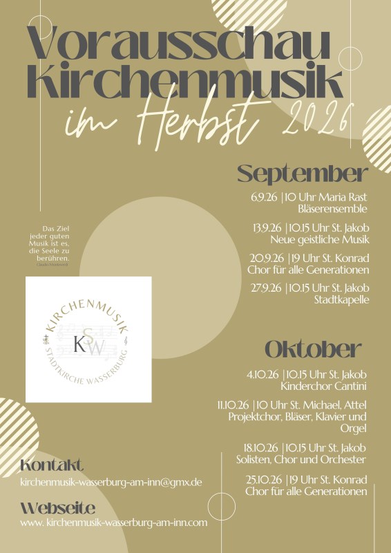 Kirchenmusik im Herbst